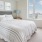 a bed in a room